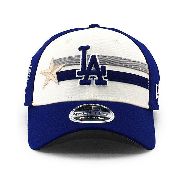 2024 MLB オールスターワークアウトモデル ニューエラ キャップ 9FORTY ロサンゼルス ドジャース 2024 MLB ALL-STAR WORKOUT STRAPBACK CAP WHITE ROYAL