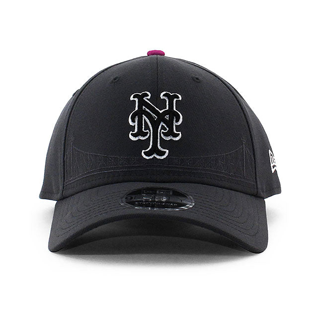 シティコネクト ニューエラ キャップ ストレッチ 9FORTY ニューヨーク メッツ MLB CITY CONNECT STRETCH SNAPBACK CAP CHARCOAL