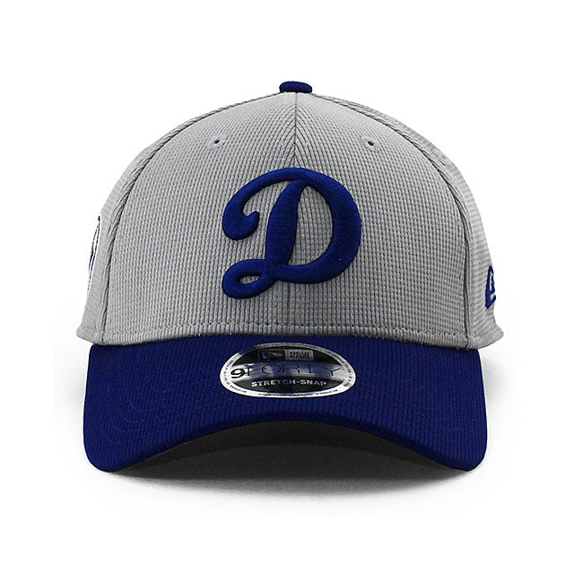 ニューエラ キャップ 9FORTY ロサンゼルス ドジャース MLB BP STRETCH SNAPBACK CAP GREY