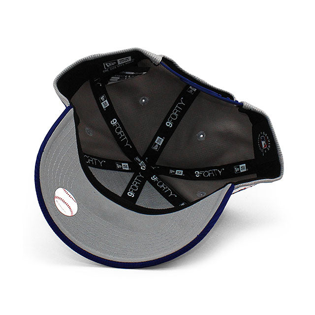 ニューエラ キャップ 9FORTY ロサンゼルス ドジャース MLB BP STRETCH SNAPBACK CAP GREY