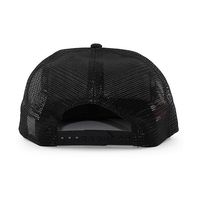 ニューエラ メッシュキャップ 9FIFTY マーベルコミックス ブラック ウィドウ TRUKER MESH SNAPBACK CAP BLACK