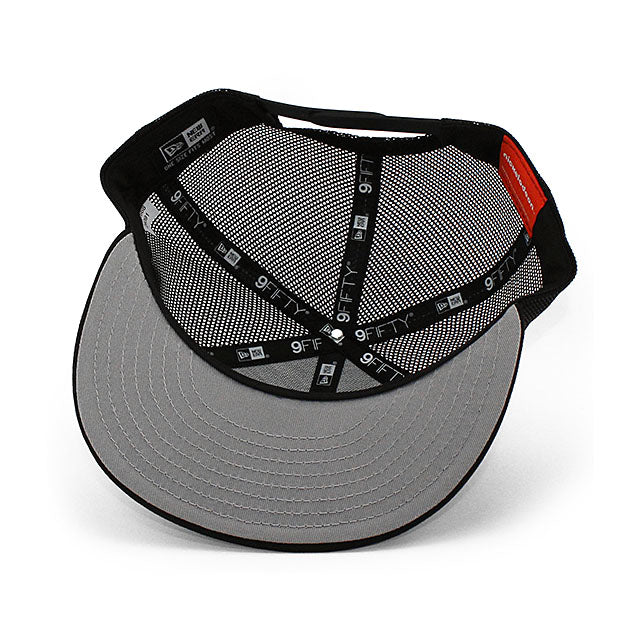 ニューエラ メッシュキャップ 9FIFTY ガーフィールド TRUKER MESH SNAPBACK CAP BLACK