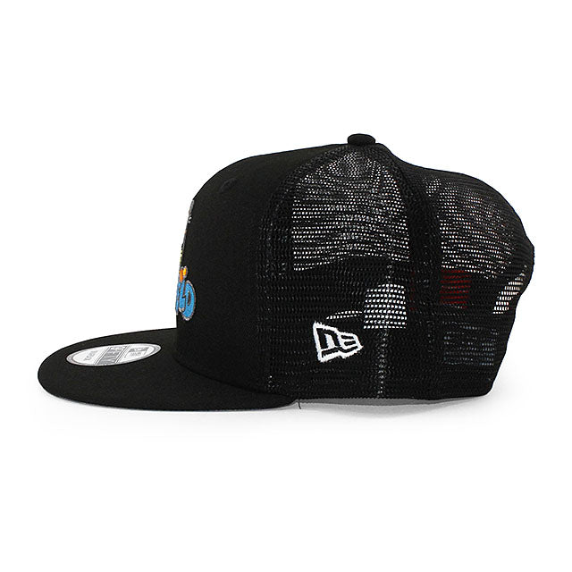 ニューエラ メッシュキャップ 9FIFTY ガーフィールド TRUKER MESH SNAPBACK CAP BLACK