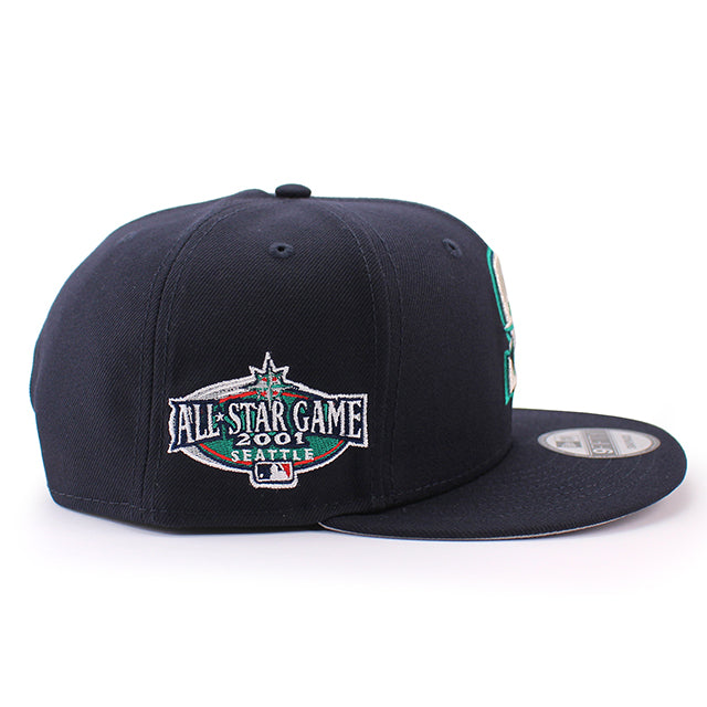 2001 MLB オールスターゲームモデル ニューエラ 9FIFTY スナップバック シアトル マリナーズ 2001 MLB ALL STAR GAME SNAPBACK CAP NAVY