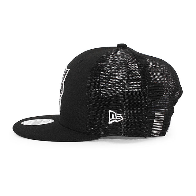 ニューエラ メッシュキャップ 9FIFTY マーベルコミックス ブラックパンサー TRUKER MESH SNAPBACK CAP BLACK