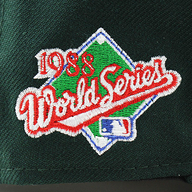 ニューエラ キャップ 9FIFTY ロサンゼルス ドジャース MLB 1988 WORLD SERIES GREY BOTTOM SNAPBACK CAP DK GREEN
