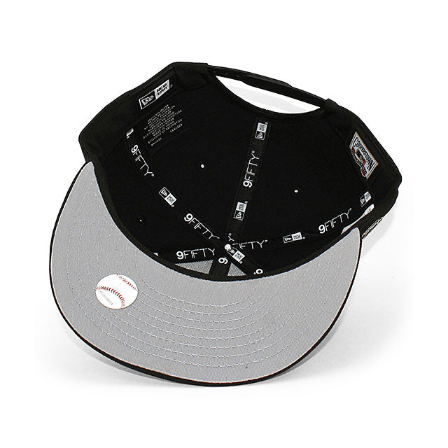 ニューエラ キャップ 9FIFTY シカゴ ホワイトソックス MLB 2005 WORLD SERIES GREY BOTTOM SNAPBACK CAP BLACK