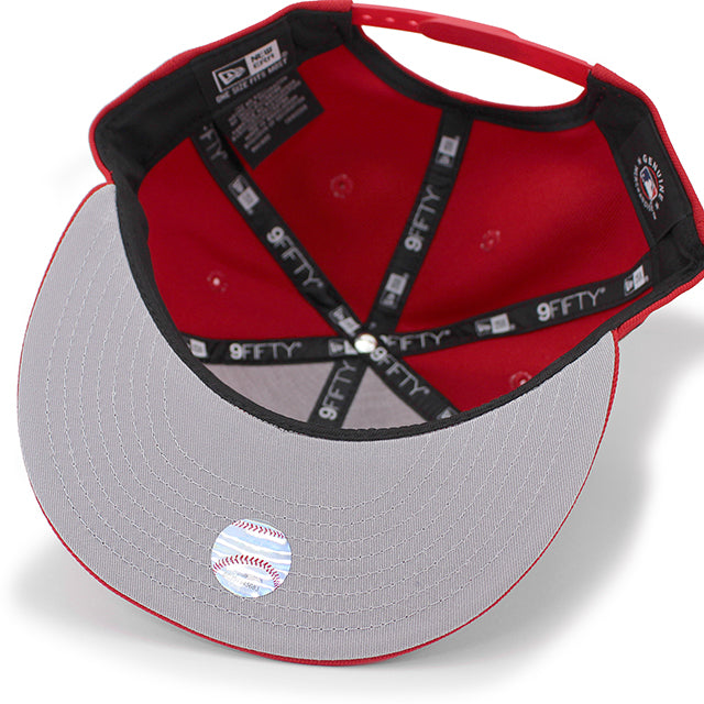 2019 ワールドシリーズモデル ニューエラ 9FIFTY スナップバック ワシントン ナショナルズ 2019 WORLD SERIES SNAPBACK CAP RED