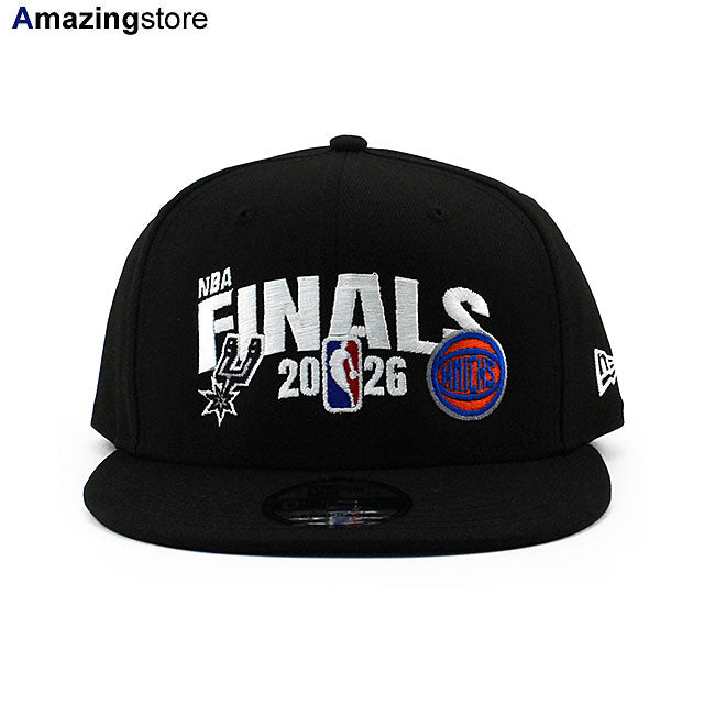 NBAファイナルモデル サンアントニオ スパーズ vs ニューヨーク ニックス ニューエラ キャップ 9FIFTY 2026 NBA FINALS MATCHUP SNAPBACK CAP BLACK