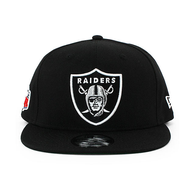 ニューエラ キャップ 9FIFTY ラスベガス レイダース NFL SHIELD LOGO SNAPBACK CAP BLACK