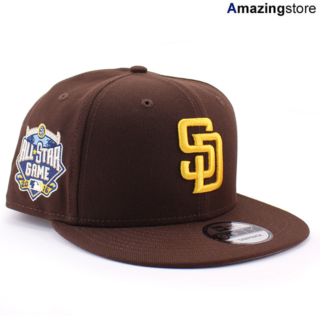 2016 MLB オールスターゲームモデル ニューエラ 9FIFTY スナップバック サンディエゴ パドレス 2016 MLB ALL STAR GAME SNAPBACK CAP BROWN