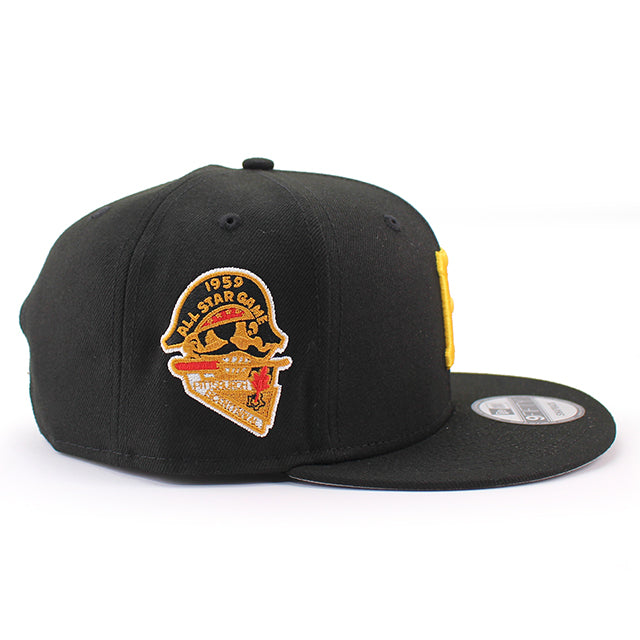 1959 MLB オールスターゲームモデル ニューエラ 9FIFTY スナップバック ピッツバーグ パイレーツ 1959 MLB ALL STAR GAME SNAPBACK CAP BLACK