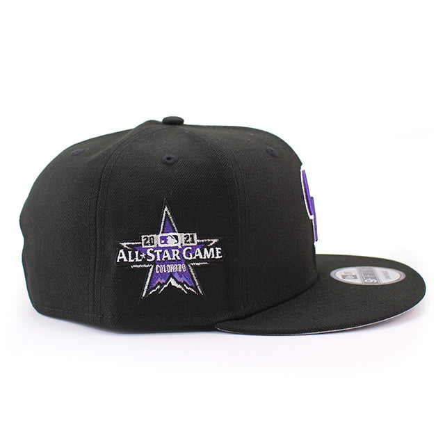 2021 MLB オールスターゲームモデル ニューエラ 9FIFTY スナップバック コロラド ロッキーズ 2021 MLB ALL STAR GAME SNAPBACK CAP BLACK