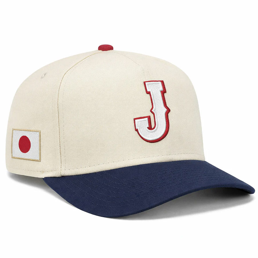 海外取寄 ニューエラ キャップ 9FORTY WBC 日本 2026 WORLD BASEBALL CLASSIC A-FRAME WHITE-NAVY