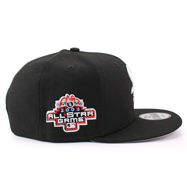 2003 MLB オールスターゲームモデル ニューエラ 9FIFTY スナップバック シカゴ ホワイトソックス 2003 MLB ALL STAR GAME SNAPBACK CAP BLACK