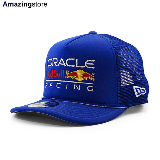 ニューエラ メッシュキャップ 9FIFTY オラクル レッドブル レーシング A-FRAME MESH TRUCKER CAP BLUE