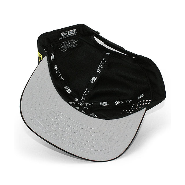 ニューエラ キャップ 9FIFTY スポンジボブ スクエアパンツ VENTED A-FRAME CAP BLACK