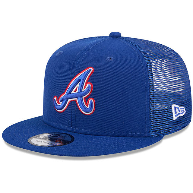 シティコネクト ニューエラ キャップ 9FIFTY アトランタ ブレーブス MLB CITY CONNECT TRUCKER SNAPBACK CAP ROYAL BLUE