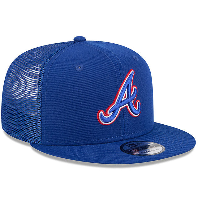 シティコネクト ニューエラ キャップ 9FIFTY アトランタ ブレーブス MLB CITY CONNECT TRUCKER SNAPBACK CAP ROYAL BLUE