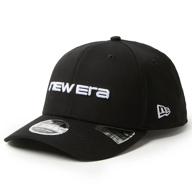 ニューエラ キャップ 9FIFTY ストレッチ スナップバック LINEAR LOGO STRETCH SNAPBACK CAP BLACK