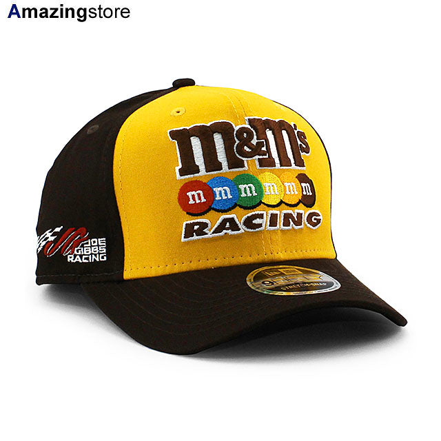 ニューエラ キャップ 9FIFTY ストレッチ ナスカー m&m's RACING SNAPBACK CAP GOLD