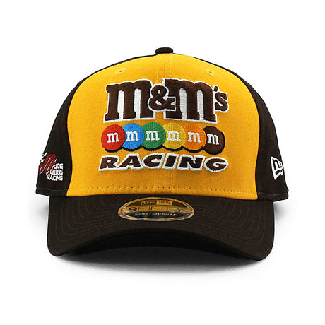 ニューエラ キャップ 9FIFTY ストレッチ ナスカー m&m's RACING SNAPBACK CAP GOLD