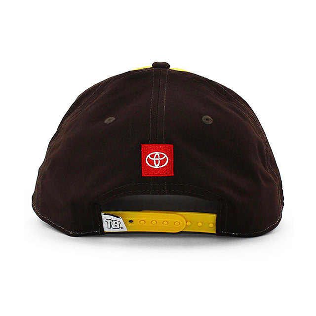 ニューエラ キャップ 9FIFTY ストレッチ ナスカー m&m's RACING SNAPBACK CAP GOLD