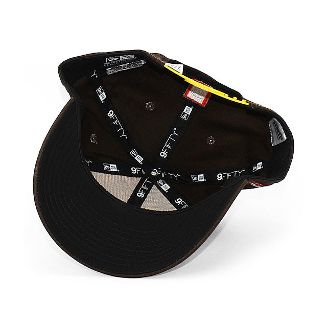 ニューエラ キャップ 9FIFTY ストレッチ ナスカー m&m's RACING SNAPBACK CAP GOLD