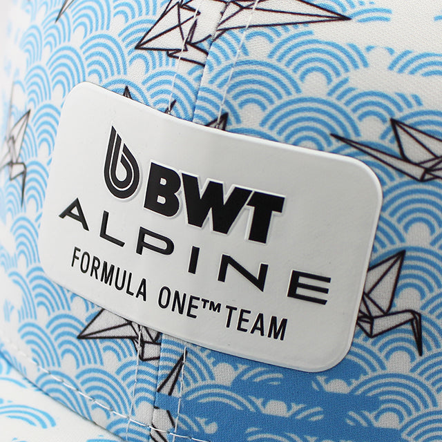 ニューエラ キャップ 9SEVENTY ストレッチ スナップバック BWT アルピーヌ フォーミュラワン チーム JAPAN GP BASEBALL CAP STRETCH SNAPBACK CAP WHITE-SKY