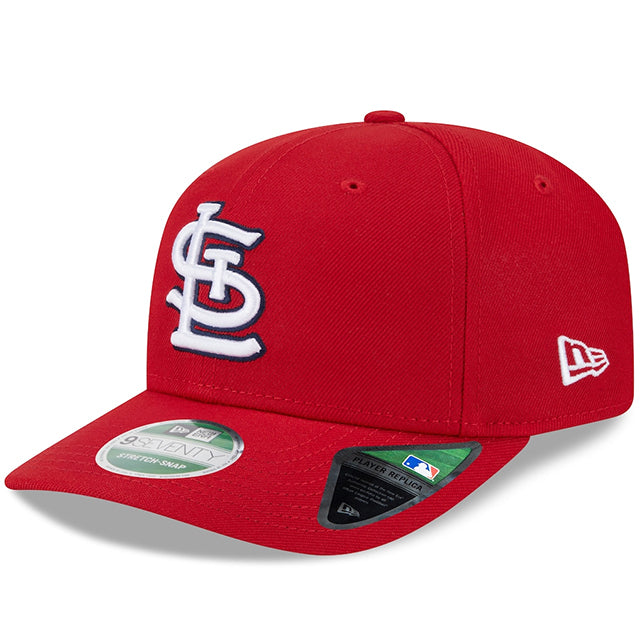 ニューエラ キャップ 9SEVENTY ストレッチ スナップバック セントルイス カージナルス MLB STRETCH SNAPBACK CAP RED