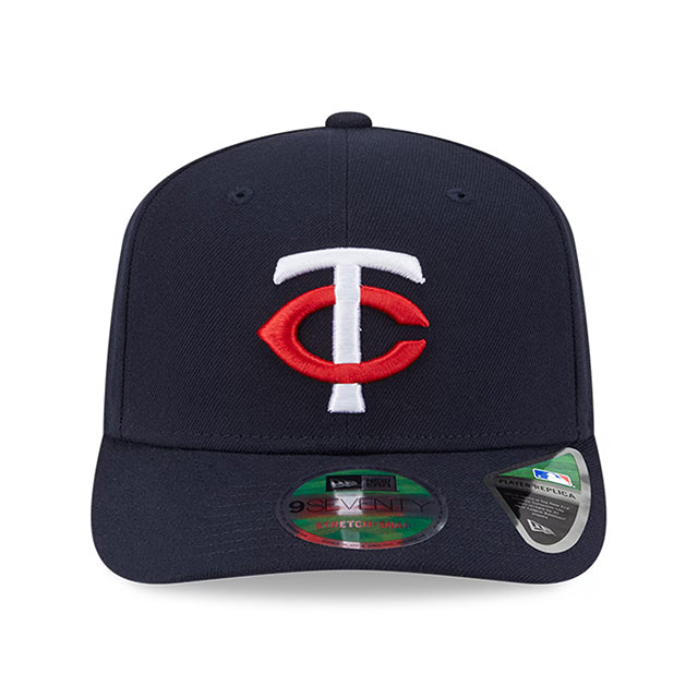 ニューエラ キャップ 9SEVENTY ストレッチ スナップバック ミネソタ ツインズ MLB STRETCH SNAPBACK CAP NAVY