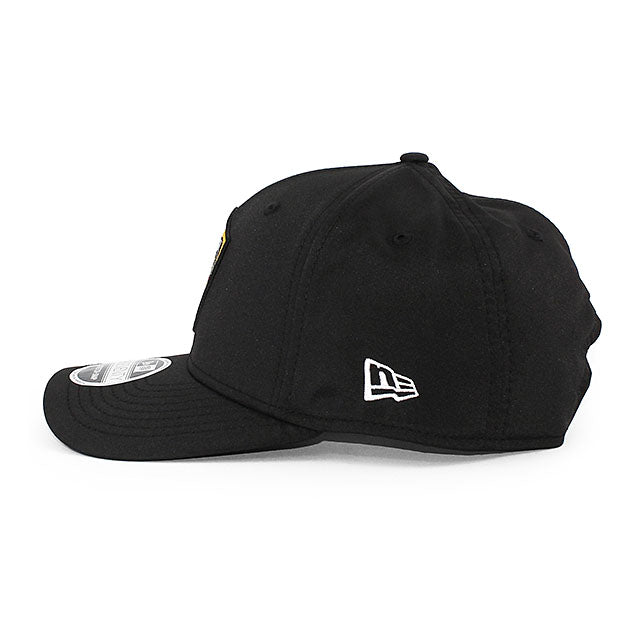 EU限定 ニューエラ キャップ 9SEVENTY ストレッチ スナップバック ASローマ SERIA A CORE STRETCH SNAPBACK CAP BLACK