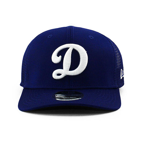 ニューエラ キャップ 9SEVENTY ロサンゼルス ドジャース 2025 MLB BATTING PRACTICE BP STRETCH MESH SNAPBACK CAP BLUE
