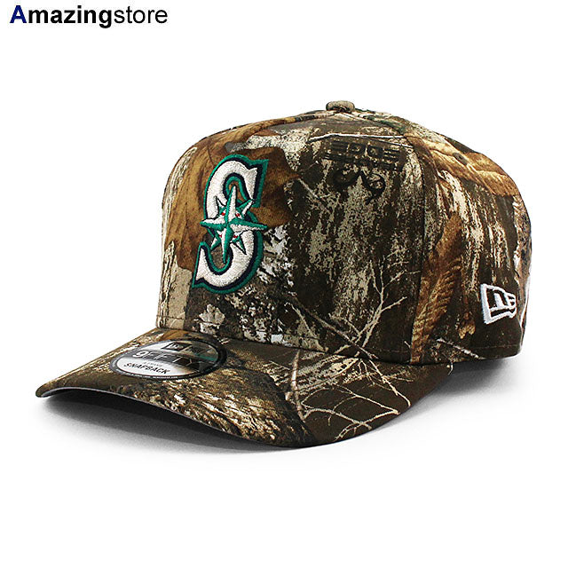 ニューエラ キャップ 9FIFTY シアトル マリナーズ MLB A-FRAME SNAPBACK CAP REAL TREE CAMO