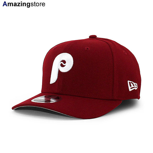 ニューエラ キャップ 9SEVENTY フィラデルフィア フィリーズ MLB STRETCH SNAPBACK CAP MAROON