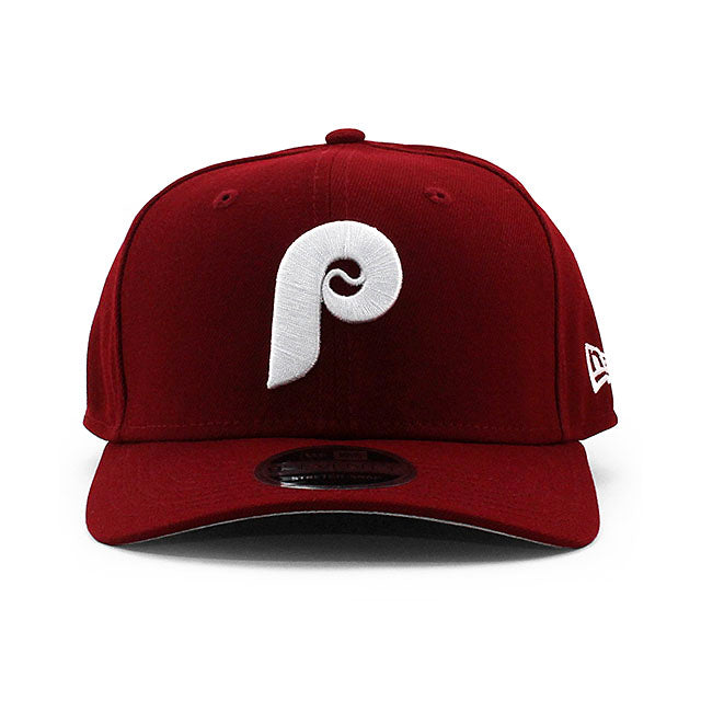 ニューエラ キャップ 9SEVENTY フィラデルフィア フィリーズ MLB STRETCH SNAPBACK CAP MAROON