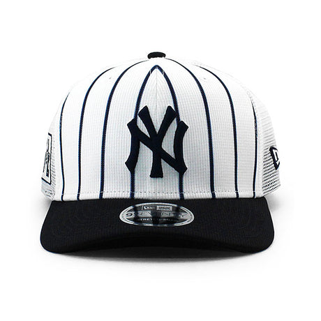 ニューエラ キャップ 9SEVENTY ニューヨーク ヤンキース 2025 MLB SPRING TRAINING BP STRETCH MESH SNAPBACK CAP WHITE