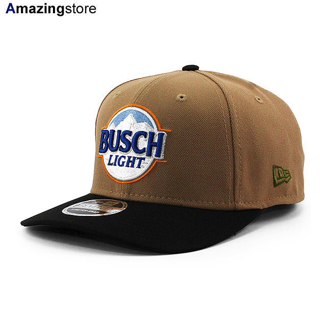 ニューエラ キャップ 9SEVENTY ナスカー ロス チャステイン BUSCH LIGHT STRETCH SNAPBACK CAP KHAKI
