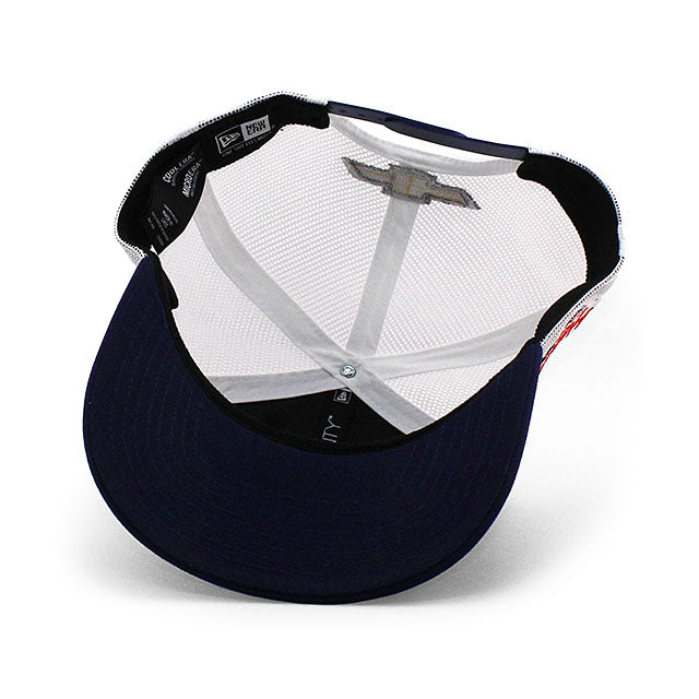 ニューエラ キャップ 9SEVENTY ナスカー チェイス エリオット KELLEY BLUE BOOK STRETCH MESH SNAPBACK CAP NAVY
