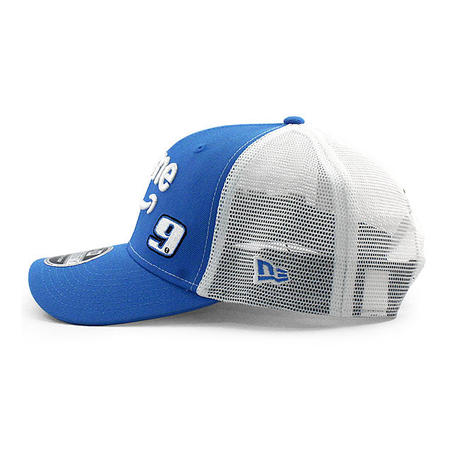 ニューエラ キャップ 9SEVENTY ナスカー チェイス エリオット AMAZON PRIME STRETCH MESH SNAPBACK CAP LT BLUE