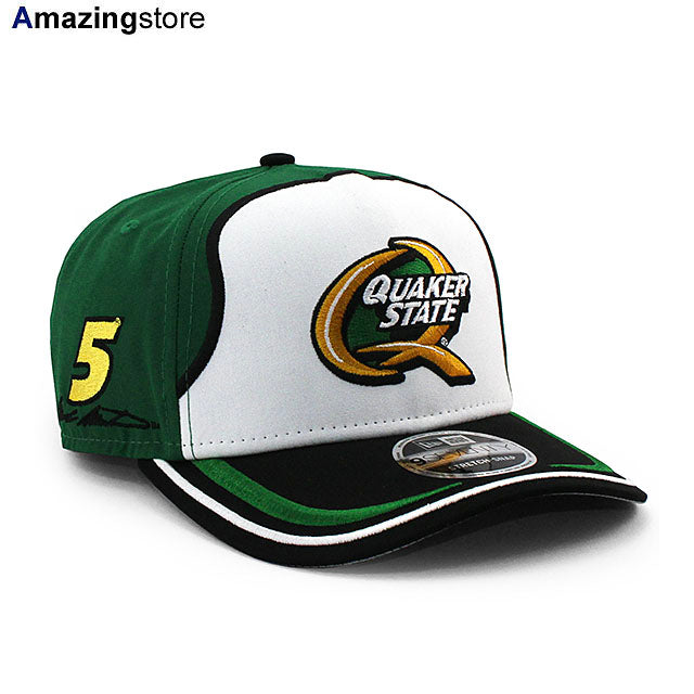 ニューエラ キャップ 9SEVENTY ナスカー マーク マーティン QUAKER STATE STRETCH SNAPBACK CAP WHITE