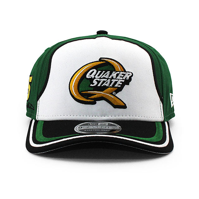 ニューエラ キャップ 9SEVENTY ナスカー マーク マーティン QUAKER STATE STRETCH SNAPBACK CAP WHITE