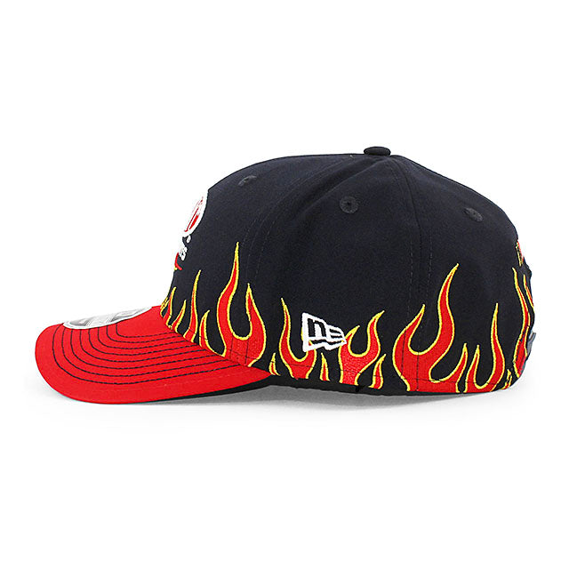ニューエラ キャップ 9SEVENTY ナスカー ジェフ ゴードン JEFF GORDON DUPONT FLAMES STRETCH SNAPBACK CAP BLACK