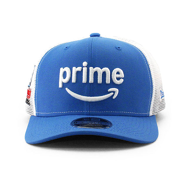 ニューエラ キャップ 9SEVENTY ナスカー チェイス エリオット AMAZON PRIME STRETCH MESH SNAPBACK CAP LT BLUE