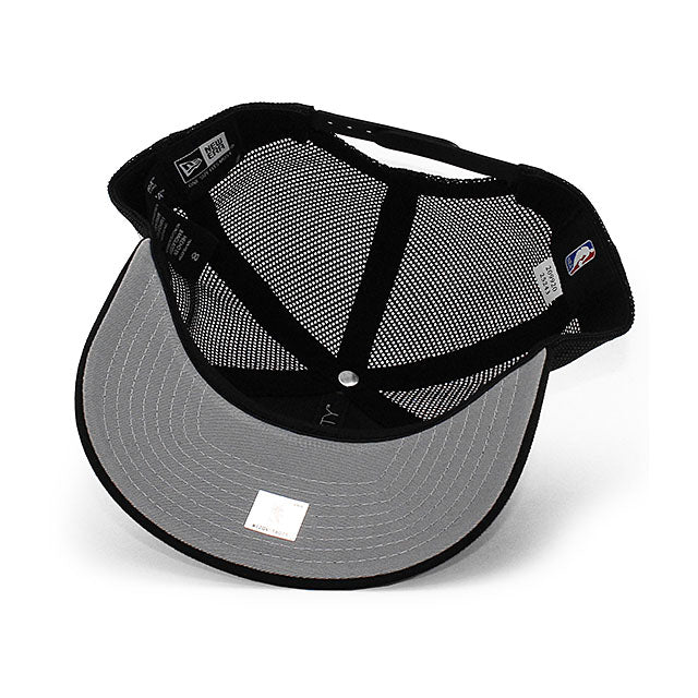 ニューエラ メッシュキャップ 9SEVENTY フィラデルフィア 76ERS NBA 1997-2008 HWC TRUCKER MESH CAP BLACK