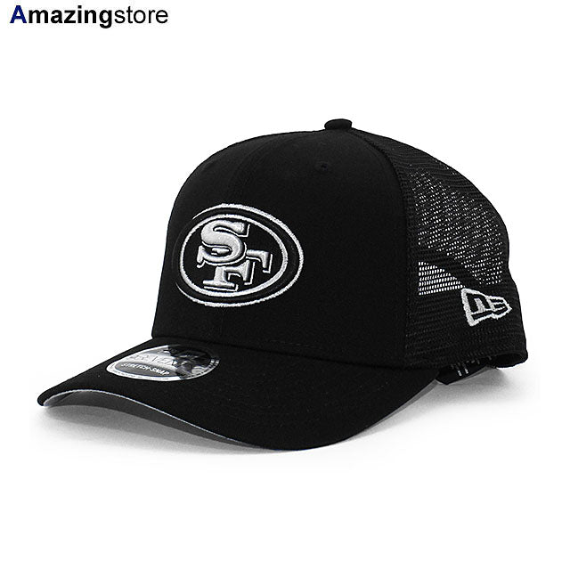 ニューエラ キャップ 9SEVENTY サンフランシスコ 49ERS NFL MESH STRETCH SNAPBACK CAP BLACK