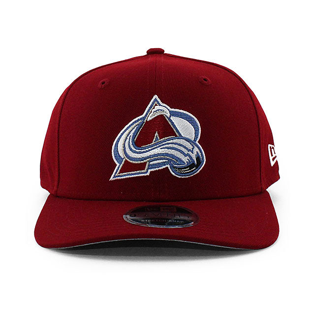 ニューエラ キャップ 9SEVENTY コロラド アバランチ NHL STRETCH SNAPBACK CAP WINE