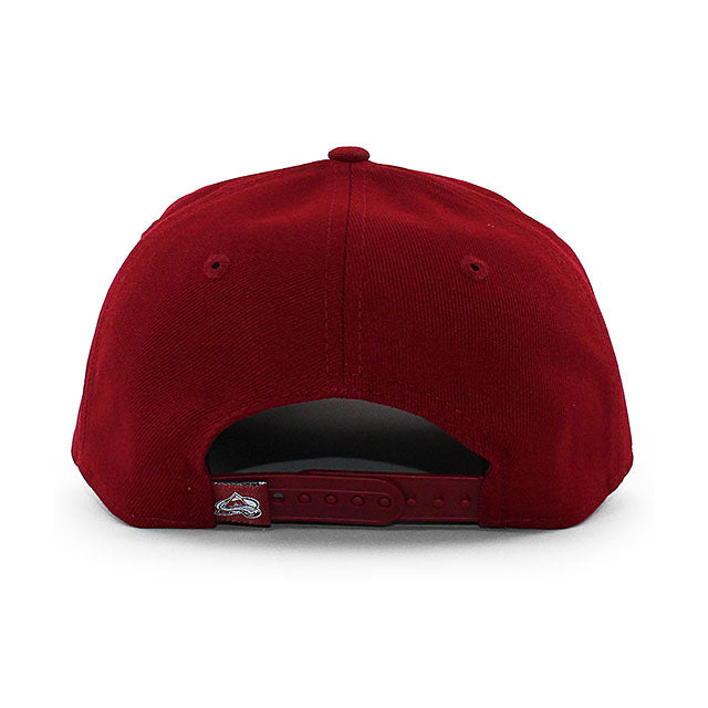 ニューエラ キャップ 9SEVENTY コロラド アバランチ NHL STRETCH SNAPBACK CAP WINE