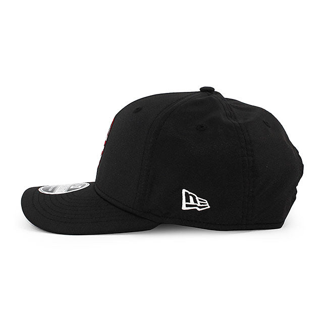 EU限定 ニューエラ キャップ 9SEVENTY ACミラン SERIA A CORE STRETCH SNAPBACK CAP BLACK