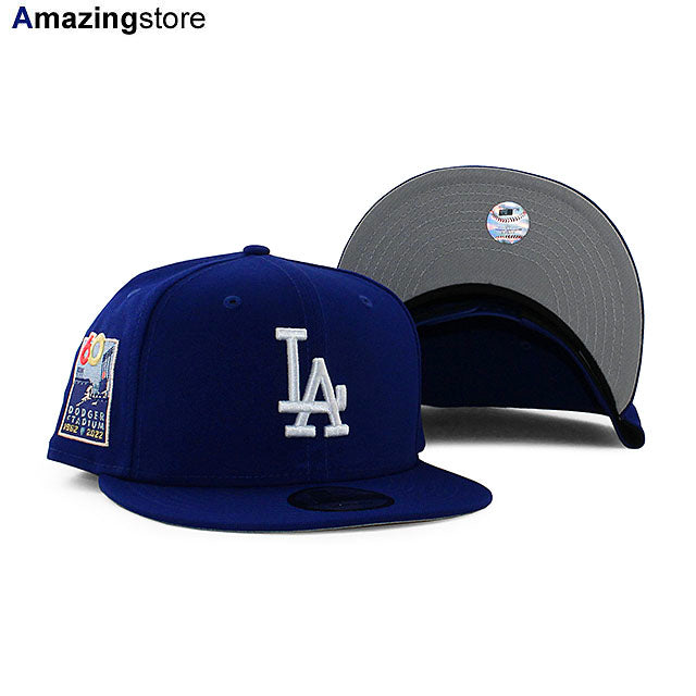 ニューエラ キャップ 9FIFTY ロサンゼルス ドジャース MLB 60TH GREY BOTTOM SNAPBACK CAP BLUE
